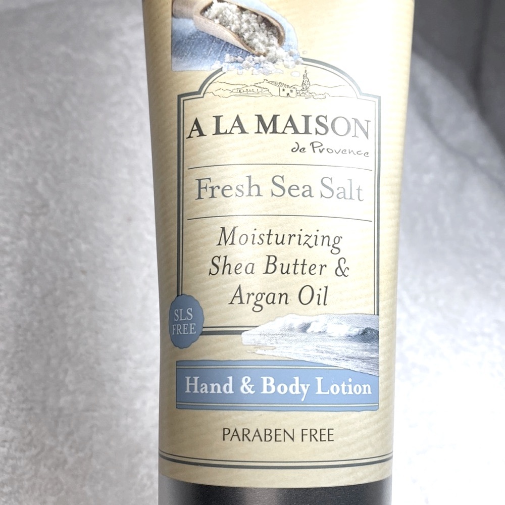 A LA MAISON DE PROVENCE HAND BODY LOTION FRESH SEA SALT MOISTURE SHEA BUTTER NEW